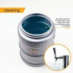 Bar-King Quick-Connect Kegerator Beer Line Cleaning kit. Finally, Cleaning Your Lines is Simple! (Includes Cleaning Powder) - for Standard Kegs