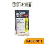 Craft A Brew - LalBrew Abbaye™Belgian Ale Yeast - Belgian Ale Dry Yeast - For Craft Blondes, Dubbels, Tripels & Quads - Ingredients for Home Brewing - Beer Making Supplies - (1 Pack)
