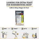 Craft A Brew - LalBrew Abbaye™Belgian Ale Yeast - Belgian Ale Dry Yeast - For Craft Blondes, Dubbels, Tripels & Quads - Ingredients for Home Brewing - Beer Making Supplies - (1 Pack)