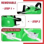 zsccxq 2 Pcs Juice Hat Funny soda Hat juice Helmet Adjustable soda Hat can Holder Soda Cap with Straw for Sports Games Christmas Party Supplies Gifts (Green)