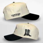 Vintage Trucker Hat | Country Cowboy Cute Preppy Retro Western Trucker Hats | Men Women Trendy Snapback | Tan Red Green Black (Cashmere Cowboy | Black)