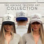 Vintage Trucker Hat | Country Cowboy Cute Preppy Retro Western Trucker Hats | Men Women Trendy Snapback | Tan Red Green Black (Cashmere Cowboy | Black)