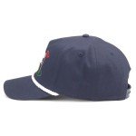 AMERICAN NEEDLE Miller Lite Beer Golf Club Roscoe Adjustable Snapback Baseball Hat, Navy (23008A-MLITE-NAVY)