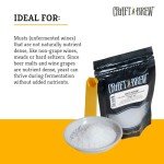 Craft A Brew - Yeast Nutrient - Food Grade - For Wine Making & Beer Brewing - Creates Nutrient Rich Environment For Yeast - 2 oz Package