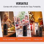Beer Growler Tap System, 128Oz 4L Mini Keg, 304 Stainless Steel Pressurized Beer Growler, Keg Growler with Pressure Display, CO2 Regulator Faucet, Leak-Proof Ring For Draft, Homebrew, Craft Beer