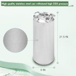 Howaoo 5 Gallon Cleaning Keg with 4 D Coupler for Beer Line Cleaner, Beer Line Cleaning Kit Made of Stainless Steel, Beer Line Cleaner Used for Beer Line Cleaning, 5 Gallon Keg Line Cleaning Kit