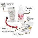 Kegconnection Kegerator Beer Line Cleaning Kit - Easy and Safe to Use Keg Cleaner - with Brew Clean Solution and More