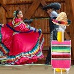 Panitay 10 Sets Tiny Sombrero Hats Mini Serapes for Bottles Colorful Beer Poncho Cover Cape Sombrero Bottles Topper for Cinco De Mayo Mexican Fiesta Party Table Decorations
