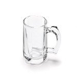 TUSAPAM Heavy Beer Mugs Set, 12.5oz Glass Mugs With Handle, Beer Glasses For Freezer, 370ml Beer Drinking Glasses, Traditional Stein For Bar, Alcohol, Beverages,Coffee, Teas, Set of 6