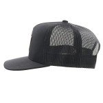 HOOEY Lone Star Beer Patch Adjustable Snapback Hat (Black/Red/Black)