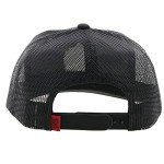 HOOEY Lone Star Beer Patch Adjustable Snapback Hat (Black/Red/Black)