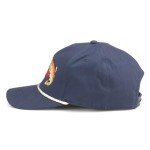 AMERICAN NEEDLE Rainier Beer Canvas Cappy Adjustable Snapback Baseball Hat, Navy (23005A-RAINIER-NAVY)