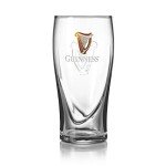 Guinness Gravity Official Beer Pint Glass | Large 20oz Pints Drinking Thick Beer Glasses Beer 20 oz Glasses