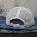 Rural Cloth America We Grow Beer Adjustable Snapback Hats (US, Alpha, One Size, White/Black)