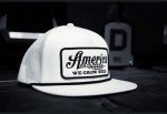 Rural Cloth America We Grow Beer Adjustable Snapback Hats (US, Alpha, One Size, White/Black)