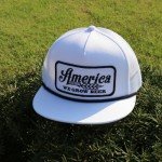Rural Cloth America We Grow Beer Adjustable Snapback Hats (US, Alpha, One Size, White/Black)