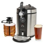 Nostalgia Homecraft On Tap Beer Growler Cooling System, 5L, Stainless Steel