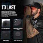 BRIMZ Golf Performance Hat - Breathable Sweat & Water Resistant Golfing Snapback Cap with Tee Holder & Magnetic Ball Marker (Black - Beers & Bogeys)
