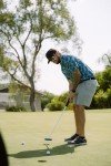 BRIMZ Golf Performance Hat - Breathable Sweat & Water Resistant Golfing Snapback Cap with Tee Holder & Magnetic Ball Marker (Black - Beers & Bogeys)