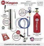 Kegco Kegerator Beer Keg Refrigerator - Single Faucet - D System