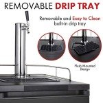 Kegco Kegerator Beer Keg Refrigerator - Single Faucet - D System