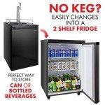 Kegco Kegerator Beer Keg Refrigerator - Single Faucet - D System