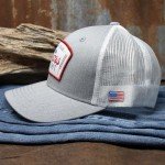 Rural Cloth Coors Light Adjustable Snap Back Hat (US, Alpha, One Size, Grey w/White Patch)