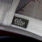Rural Cloth Coors Light Adjustable Snap Back Hat (US, Alpha, One Size, Grey w/White Patch)