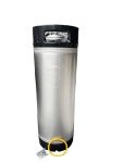 Semfeil Brew New 5 Gallon Ball Lock Keg 304 Stainless Steel 19L HomeBrew Beer Corny Keg with Dual Rubber Handle Home Brew Stainless Beer Keg For Soda Water And Nitro Coffee Brew