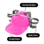 Pink Beer Guzzler Helmet Party Hat