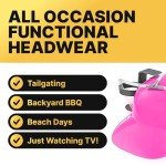 Pink Beer Guzzler Helmet Party Hat