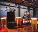 128oz Mini Keg Growler Carbonated Beer Growler Tap System 304 Stainless Steel Pressurized Draft Beer Dispenser System, Portable Home Beer Dispenser System Craft Beer Keg Gift for Men Beer Lovers