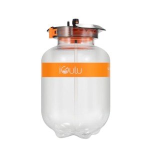 iGulu F1 1-Gallon (116 oz.) Tritan Fermentation Keg with a temperature tolerance range of 23˚F to 194˚F.