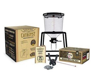 Craft A Brew Premium Homebrew Starter Home Brewing –6.5 Gallon Conical Fermenter – 5 Gallon Recipe Capping Kit – Thermometer (Hefeweizen)