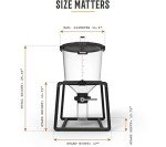 Craft A Brew Premium Homebrew Starter Home Brewing –6.5 Gallon Conical Fermenter – 5 Gallon Recipe Capping Kit – Thermometer (Hefeweizen)