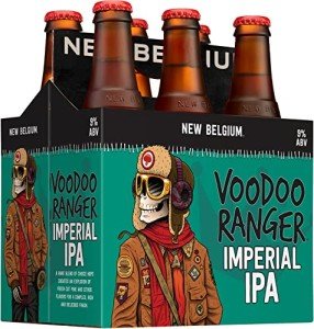New Belgium Voodo Ranger Imperial IPA, 6 pk, 12 oz bottles, 9% ABV