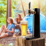 GREEN HOUSE: LATEST MODEL DRAFT BEER DISPENSER. Mini Keg. Rechargeable by USB. Fit with all can & bottle beer. Misty foam below surface bubble make beer taste mellow & keep longer