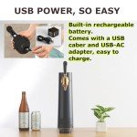 GREEN HOUSE: LATEST MODEL DRAFT BEER DISPENSER. Mini Keg. Rechargeable by USB. Fit with all can & bottle beer. Misty foam below surface bubble make beer taste mellow & keep longer