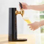 GREEN HOUSE: LATEST MODEL DRAFT BEER DISPENSER. Mini Keg. Rechargeable by USB. Fit with all can & bottle beer. Misty foam below surface bubble make beer taste mellow & keep longer