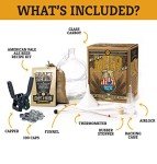 Craft a Brew - Deluxe Beer Brewing Kit - American Pale Ale - For Home Brewing - Beer Making Supplies - Includes Beer Brewing Kit, Recipe Kit, Capper, and Caps - 1 Gallon