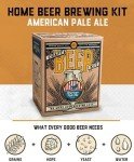 Craft a Brew - Deluxe Beer Brewing Kit - American Pale Ale - For Home Brewing - Beer Making Supplies - Includes Beer Brewing Kit, Recipe Kit, Capper, and Caps - 1 Gallon