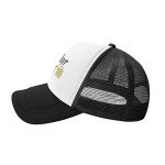 Waldeal Men's Bachelor Boy Party Trucker Caps Adjustable Mesh Baseball Hats Black