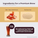 ABC Crafted Series Beer Making Kit | Beer Making Ingredients for Home Brewing | Yields 6 Gallons of Beer | Irish Red Ale