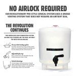 BrewDemon Premium Beer Kit with Bottles - Conical Fermenter Eliminates Sediment and Makes Great Tasting Home Made Beer - 1 Gal. Recipe Included