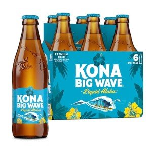 Kona Big Wave Golden Ale, 6 pk, 12 oz bottles, 4.4% ABV