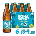 Kona Big Wave Golden Ale, 6 pk, 12 oz bottles, 4.4% ABV