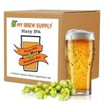 My Brew Supply Hazy IPA Extract Kit | Pale Dry Malt Extract | Flaked Wheat & Oats | Corn Sugar | Azacca & Mosaic Hops | Fermentis Safale Yeast | Priming Sugar | Bottle Caps | 5 Gallon Yield