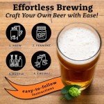 My Brew Supply Hazy IPA Extract Kit | Pale Dry Malt Extract | Flaked Wheat & Oats | Corn Sugar | Azacca & Mosaic Hops | Fermentis Safale Yeast | Priming Sugar | Bottle Caps | 5 Gallon Yield