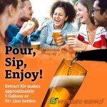My Brew Supply Hazy IPA Extract Kit | Pale Dry Malt Extract | Flaked Wheat & Oats | Corn Sugar | Azacca & Mosaic Hops | Fermentis Safale Yeast | Priming Sugar | Bottle Caps | 5 Gallon Yield