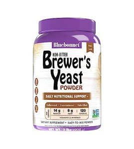 Bluebonnet Nutrition Super Earth Brewers Yeast Powder, Super Food, Whole Food, Source for Vitamins, Great Tasting, Vegan, Vegetarian, Non GMO, Gluten Free, Soy Free, Milk Free, Kosher, 2 lb
